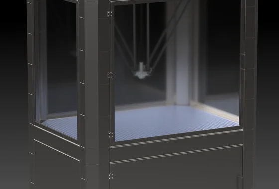 NEXOS.Cube Mittelteil — Schutzeinhausung mit Sicherheitstür und Sichtfenster