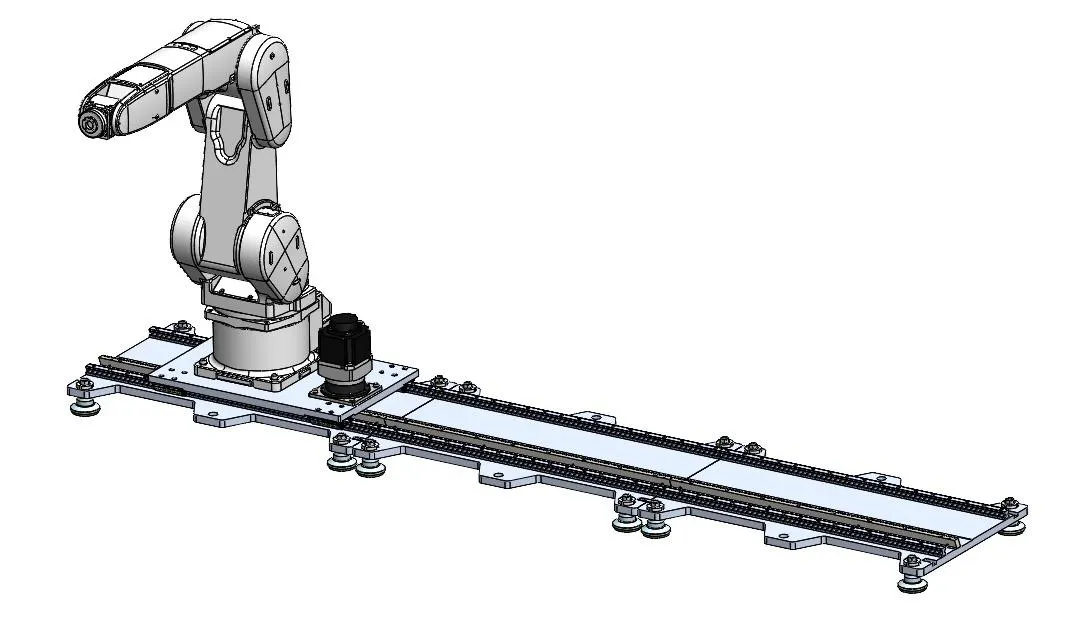 NEXOS.LinX600 — Industrieroboter auf Lineareinheit